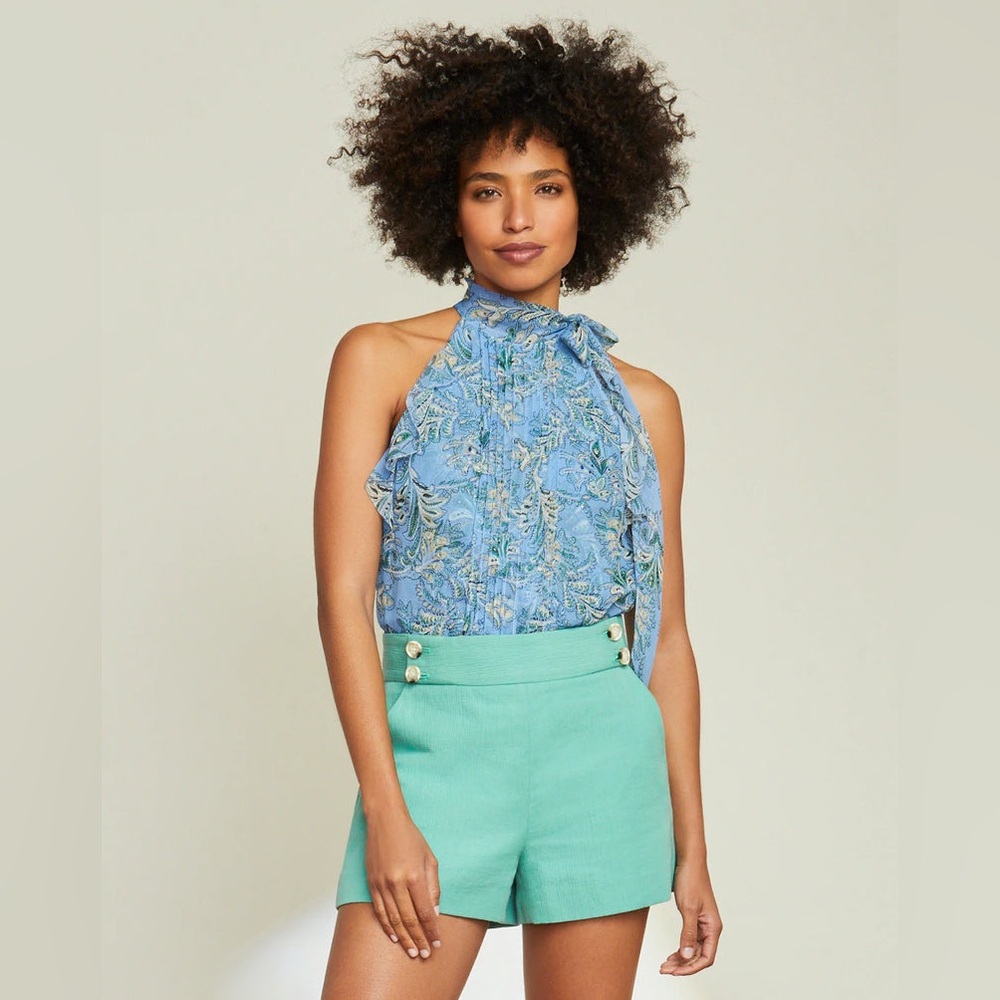 VERONICA BEARD Dali Floral Top Size 00